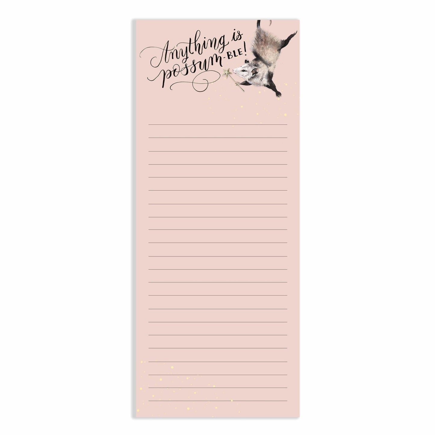 Anything is Possum-ble Notepad - Royalties