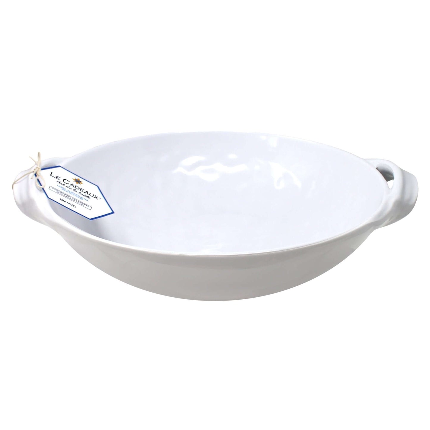 Bianco Large Two Handled Bowl 13" - Royalties