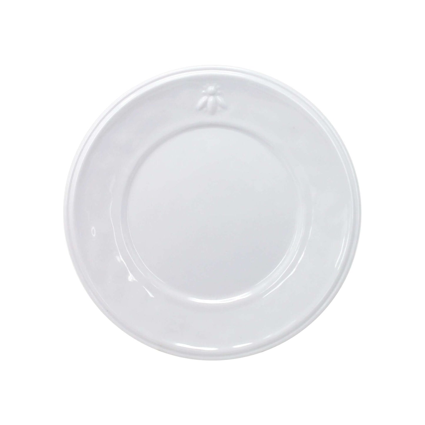 Bistro Bianco Embossed Bee Salad Plate - Royalties