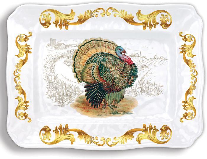 Fall Harvest Melamine Large Platter - Royalties
