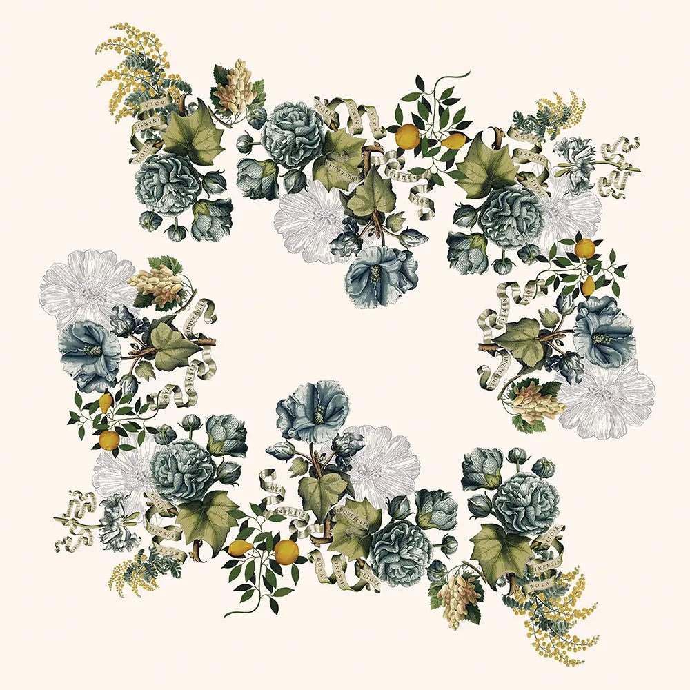 Giardino Naturel Tablecloth, 100% Linen - Royalties