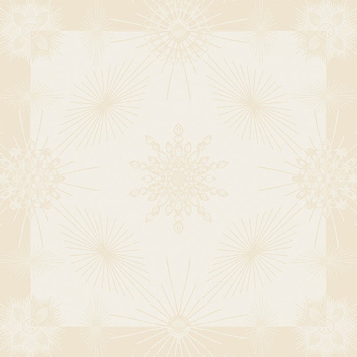 Joyaux D'Hiver Ivory Jacquard Napkin Set of 4 - Royalties