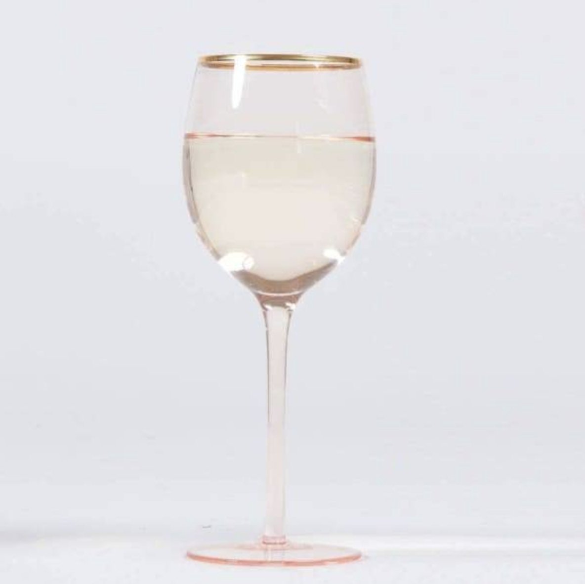 Light Pink Wine Glass - Royalties