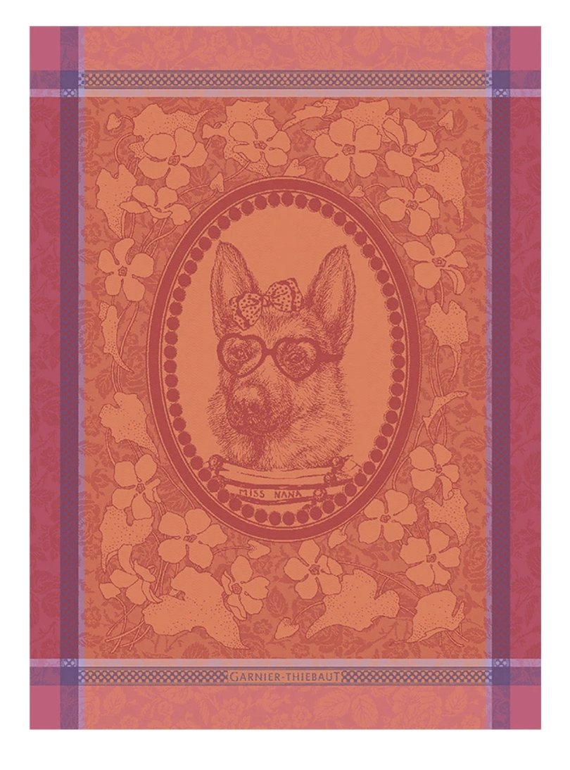 Madame Chien Rose Kitchen Towel - Royalties