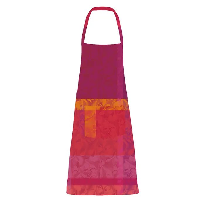 Mille Folk Cranberry Jacquard Apron, Coated Cotton - Royalties