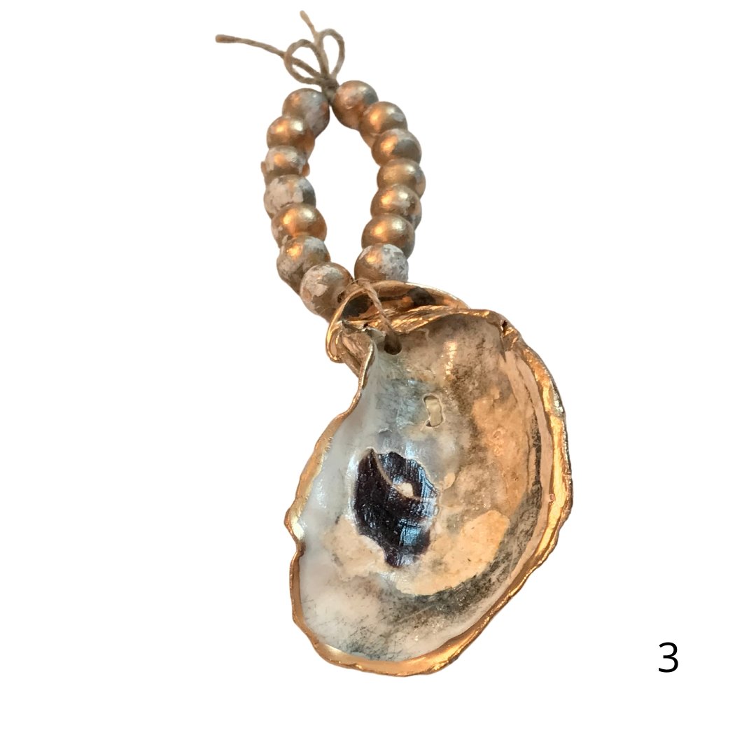 Oyster Shell Napkin Rings- Natural Collection - Royalties