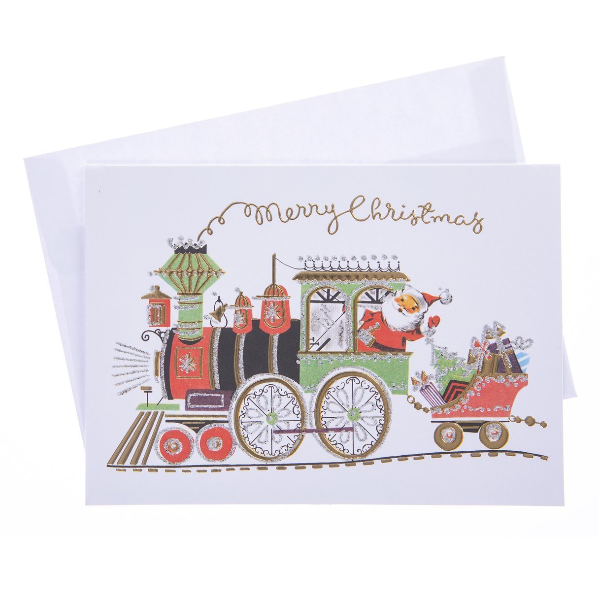 Santa Train Large Boxed Cards - Royalties