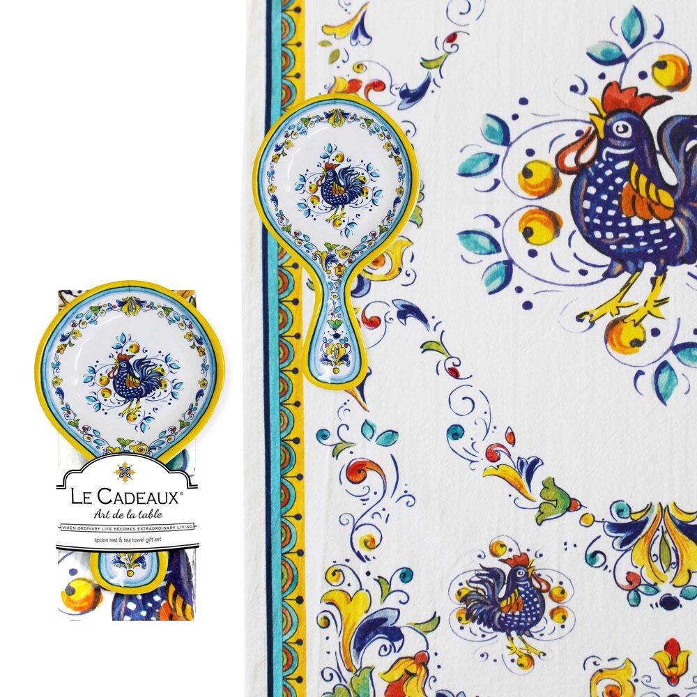 Spoon Rest With Matching Tea Towel Set - Royalties