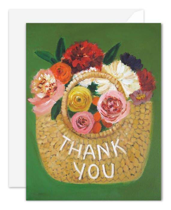 Thank You Basket Card - Royalties