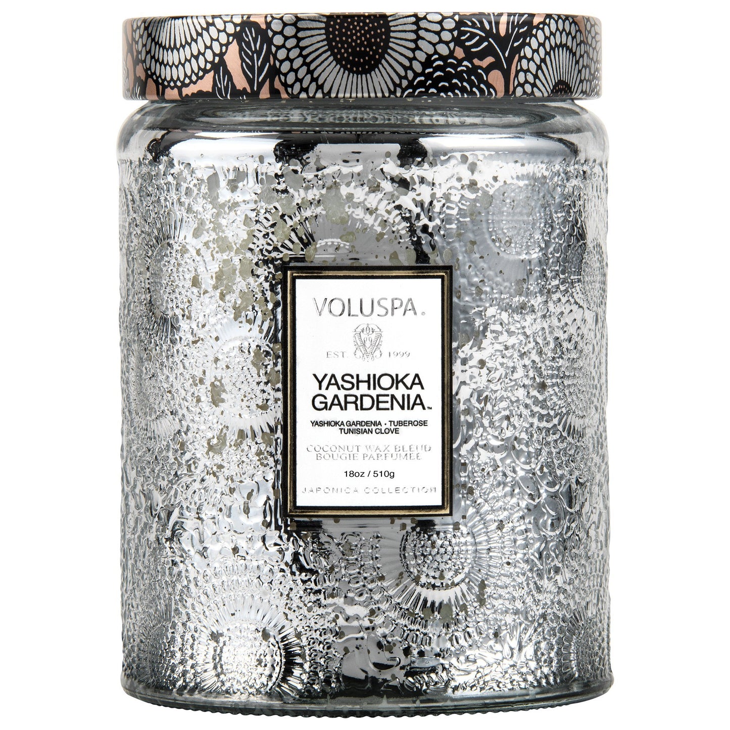 Yashioka Gardenia Large Glass Jar Candle - Royalties