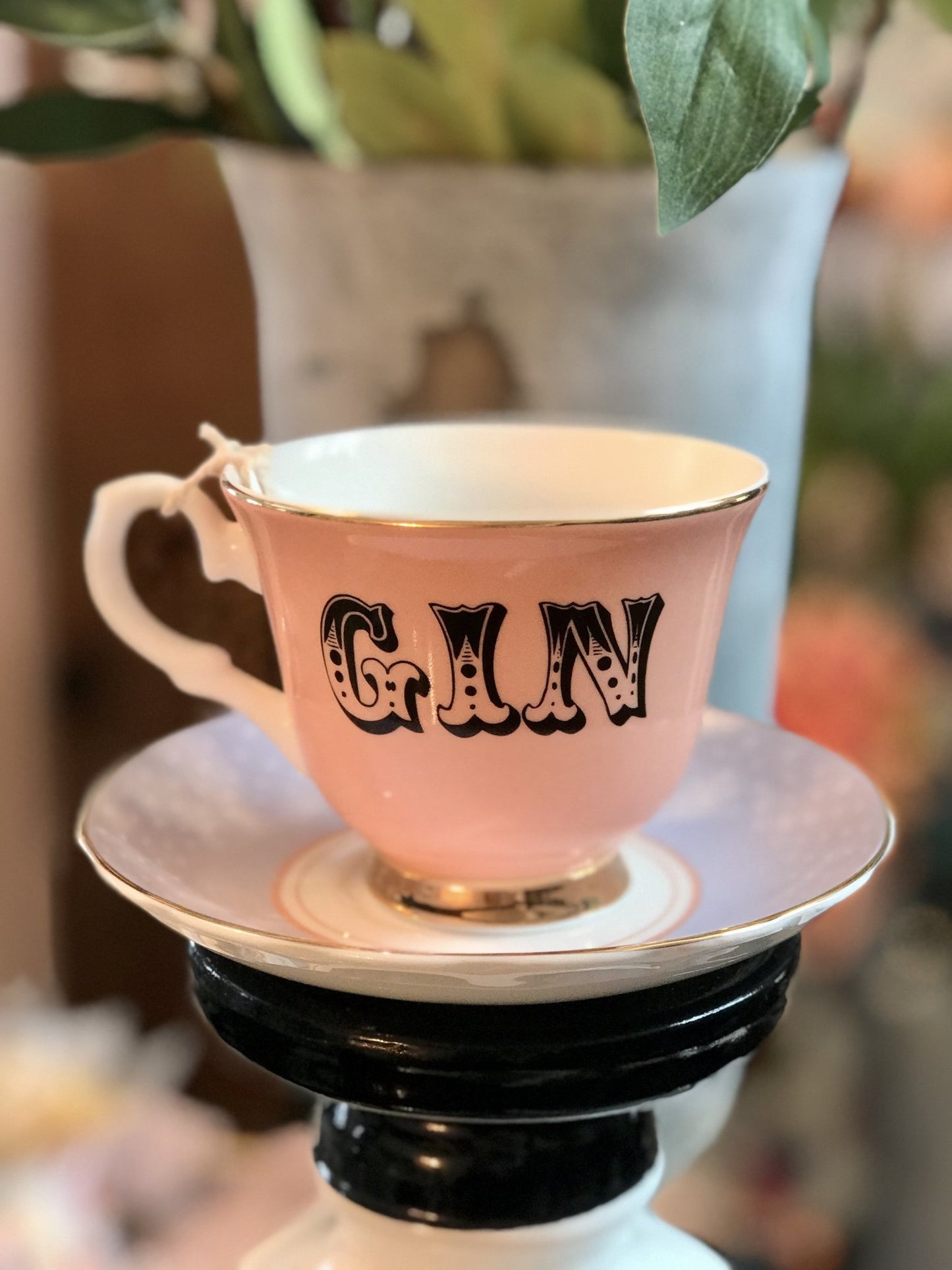 Yvonne Ellen Gin Teacup and Saucer - Royalties