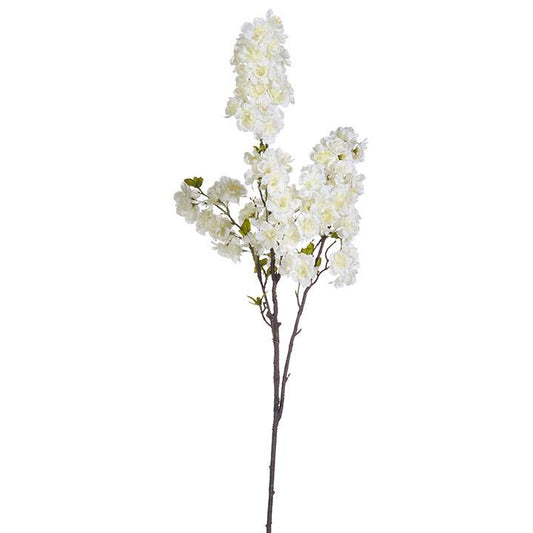 42" White Cherry Blossom Spray - Royalties