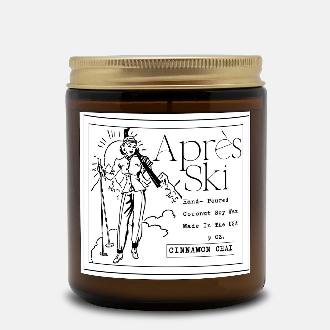 Apres Ski Cinnamon Chai Candle Amber Jar 9oz - Royalties