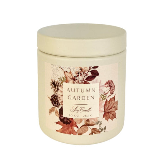 Autumn Garden Rosemary Sage Scented Soy Candle - Royalties