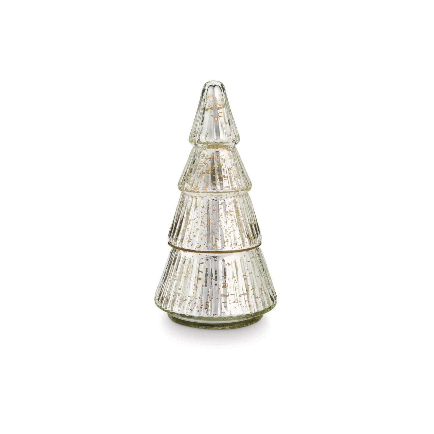 Balsam & Cedar Etched Mercury Glass Tree Candle - Royalties
