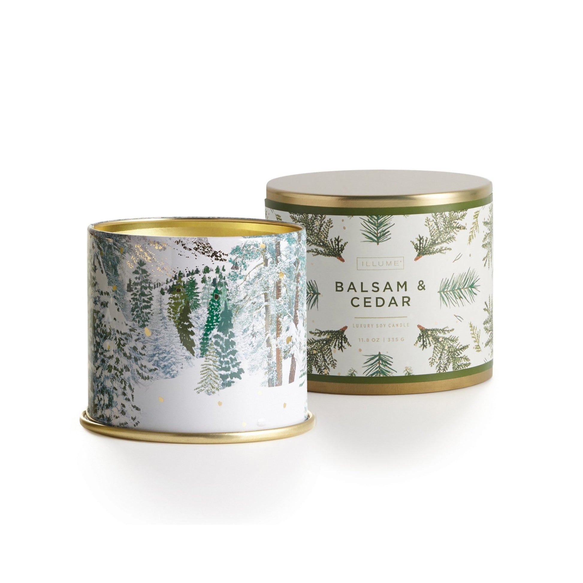 Balsam & Cedar Large Tin Candle - Royalties