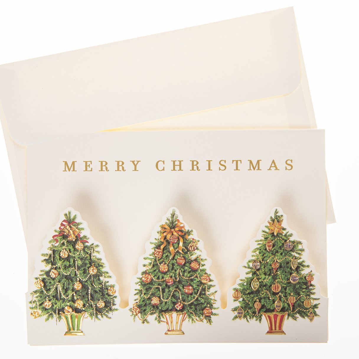 Christmas Tree Trio Large Boxed Cards - Royalties