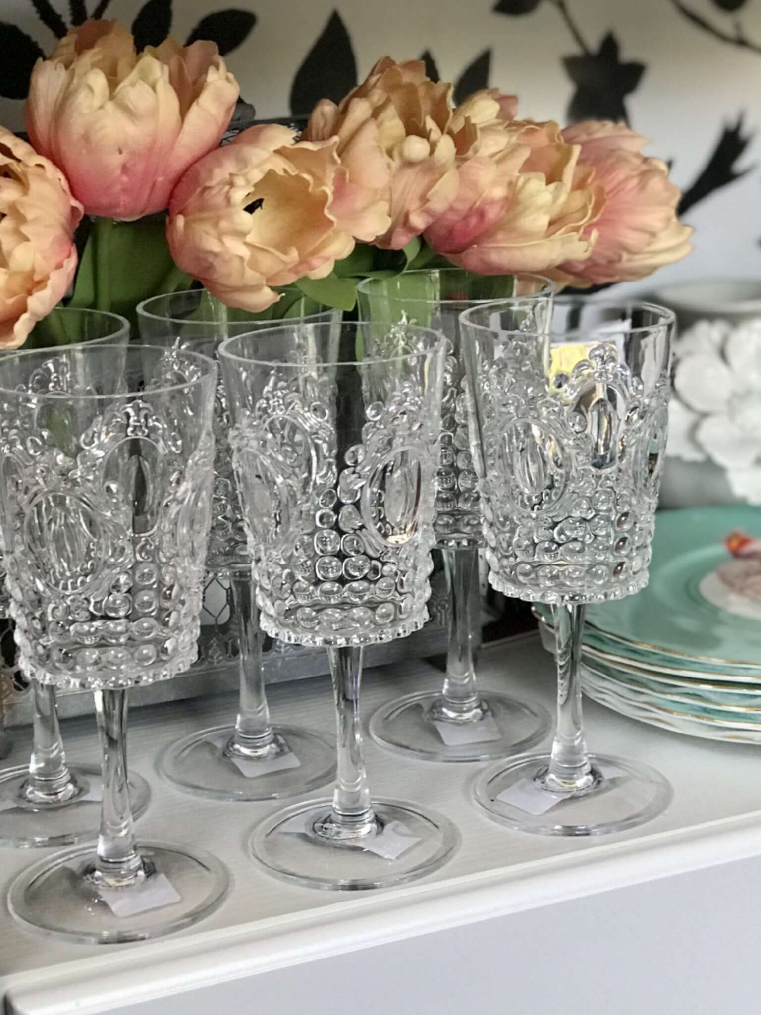 Clear Jewel Acrylic Wine Glass - Royalties
