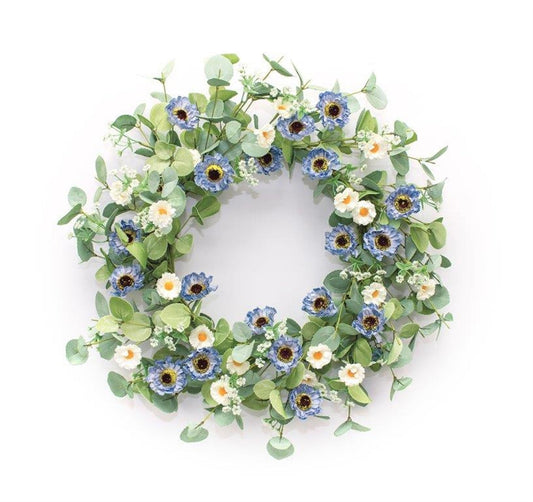 Cornflower Wreath - Royalties