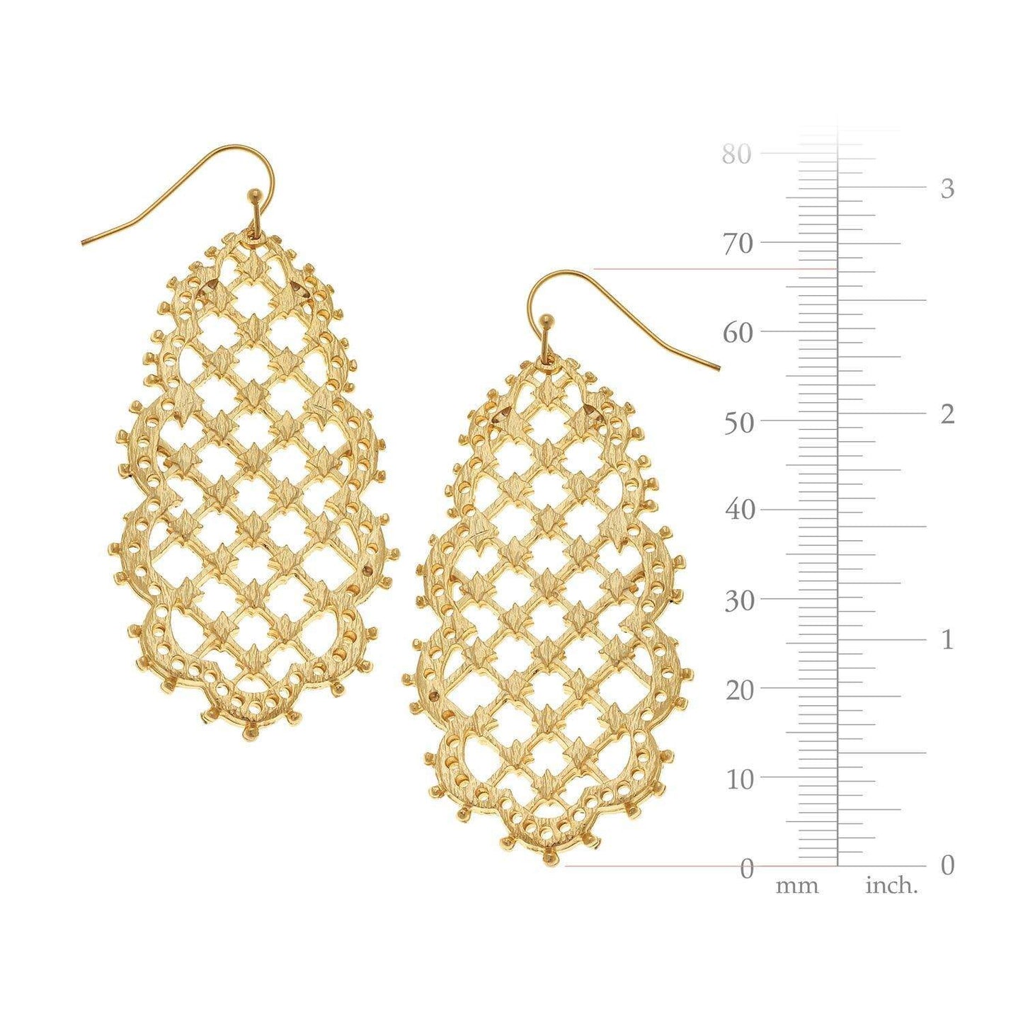 Gold Filigree Earrings - Royalties