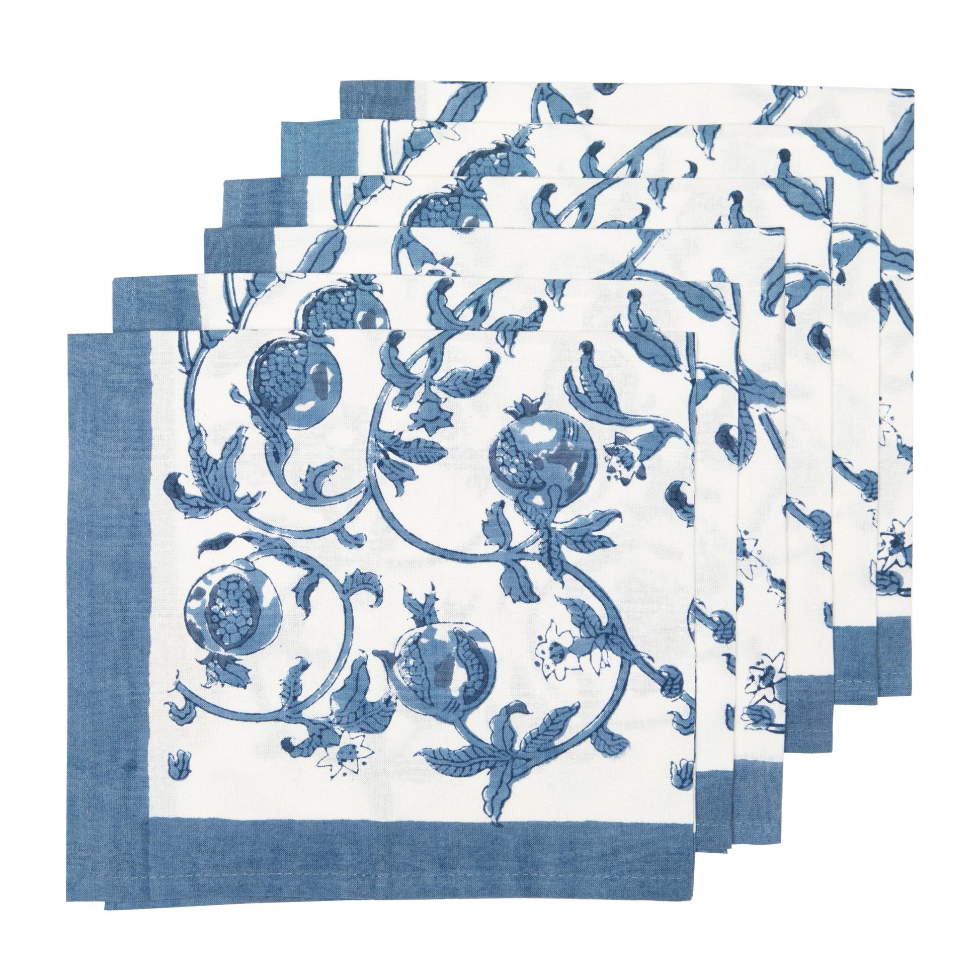 Granada Cornflower Blue Napkins - Set of 6 - Royalties