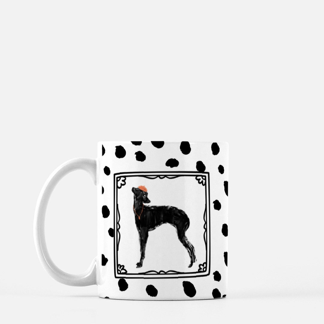 Italian Greyhound Spotted Mug - Royalties