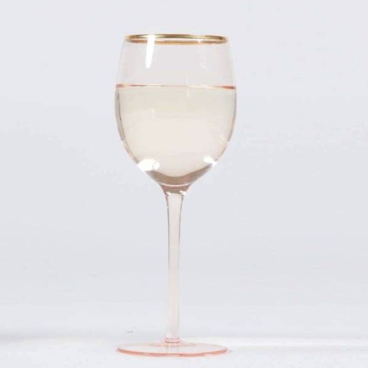 Light Pink Wine Glass - Royalties