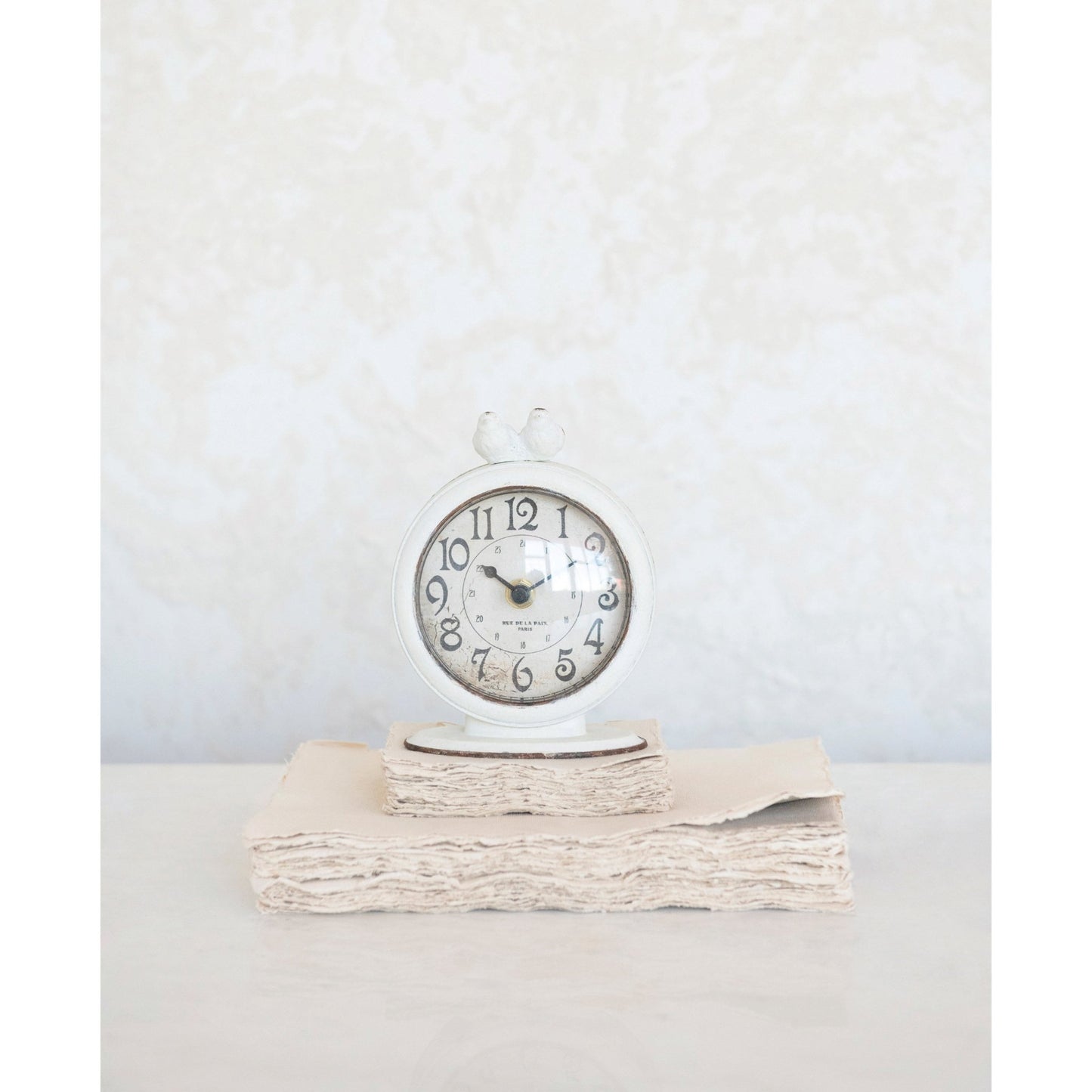 Mantel Clock with Birds - Royalties