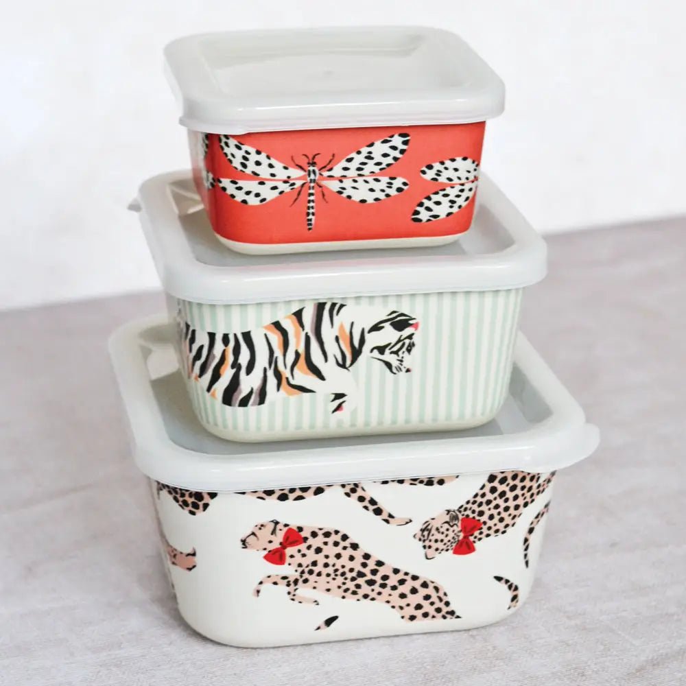 Melamine Food Storage Boxes, set of 3 - Royalties