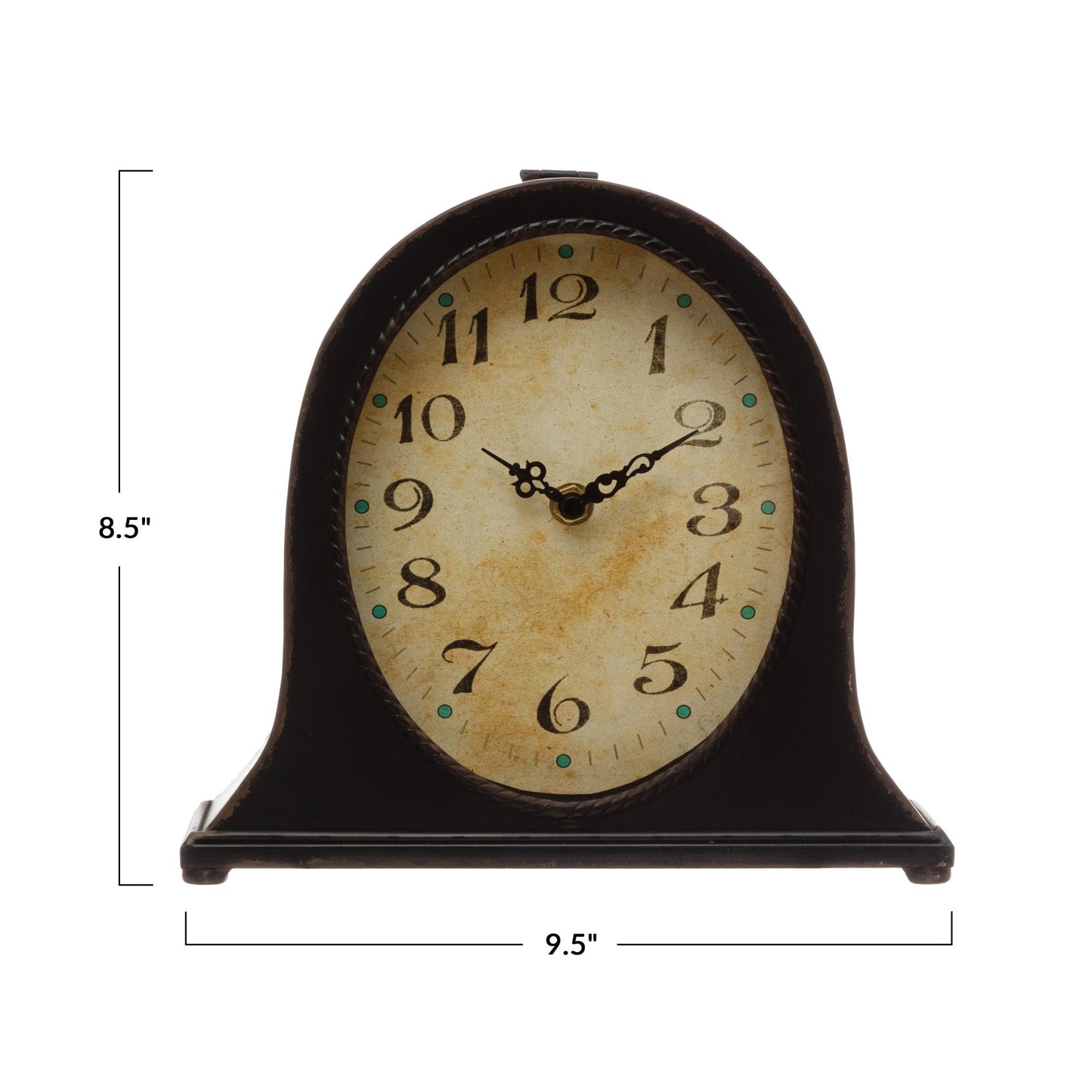 Metal Mantel Clock - Royalties