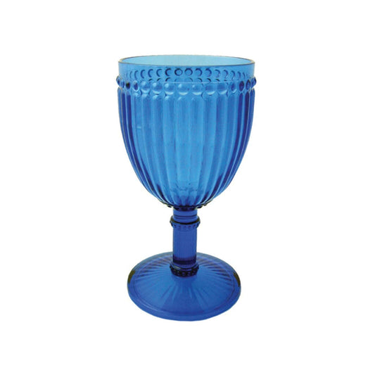 Milano Wine Glass Blue 12 oz - Royalties