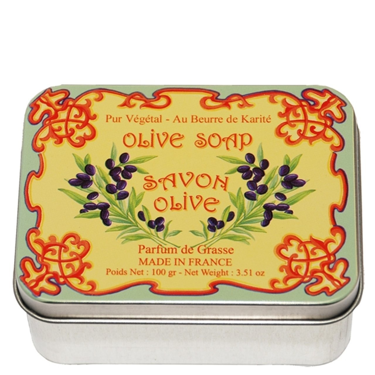 Natural Olive Oil Soap in Tin - Royalties
