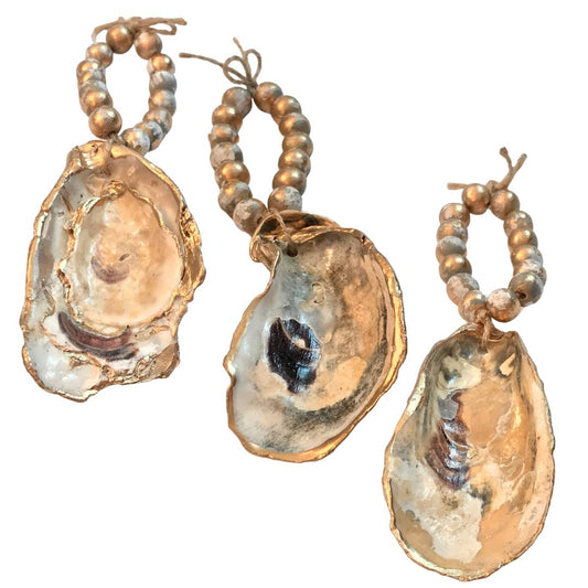 Oyster Shell Napkin Rings- Natural Collection - Royalties
