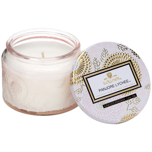 Panjoree Lychee Small Glass Jar Candle - Royalties