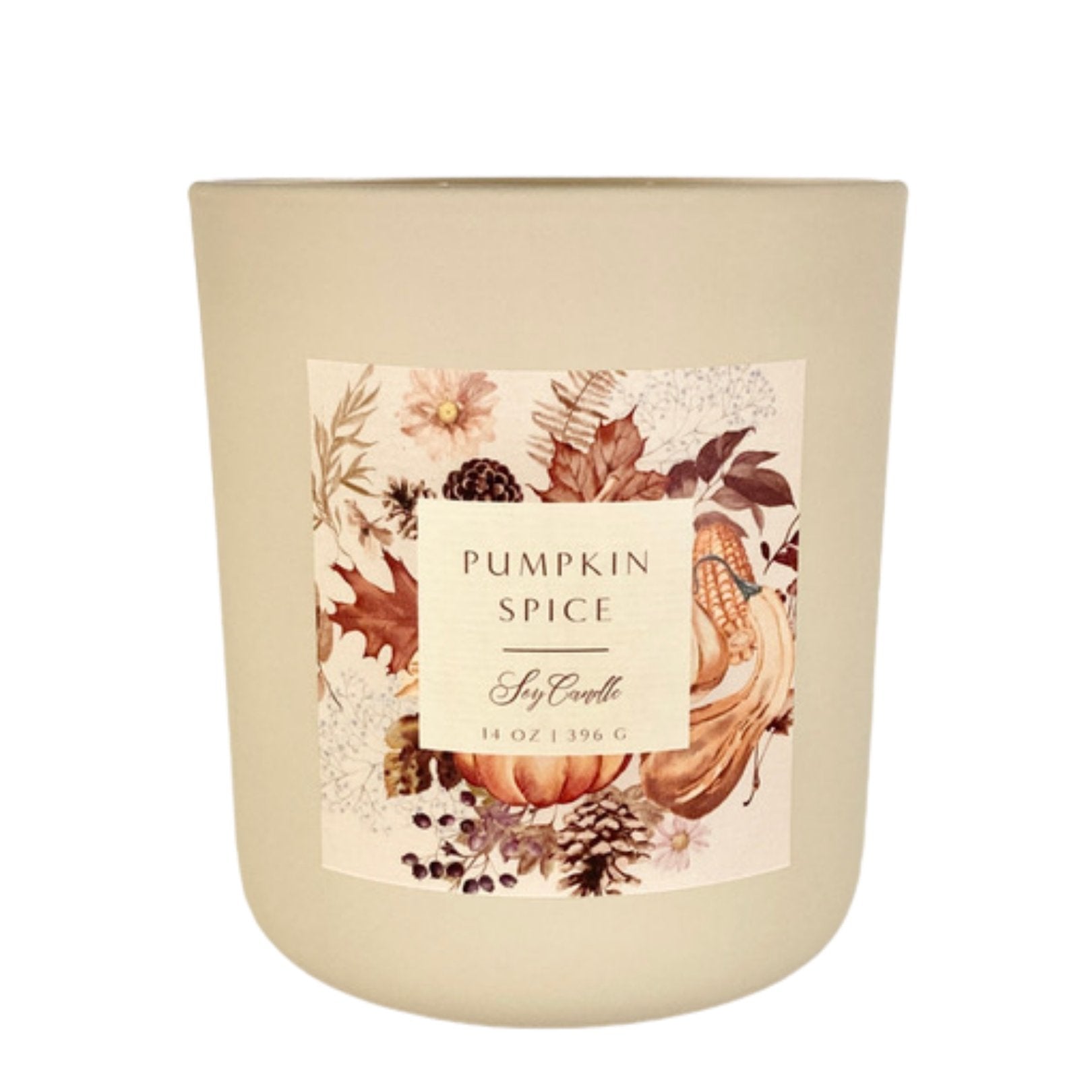 Pumpkin Spice Autumn Soy Candle, Oversized - Royalties