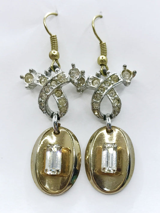 Repurposed Vintage Earrings No.3 - Royalties