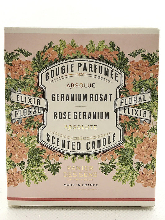 Rose Geranium Scented Candle - Royalties