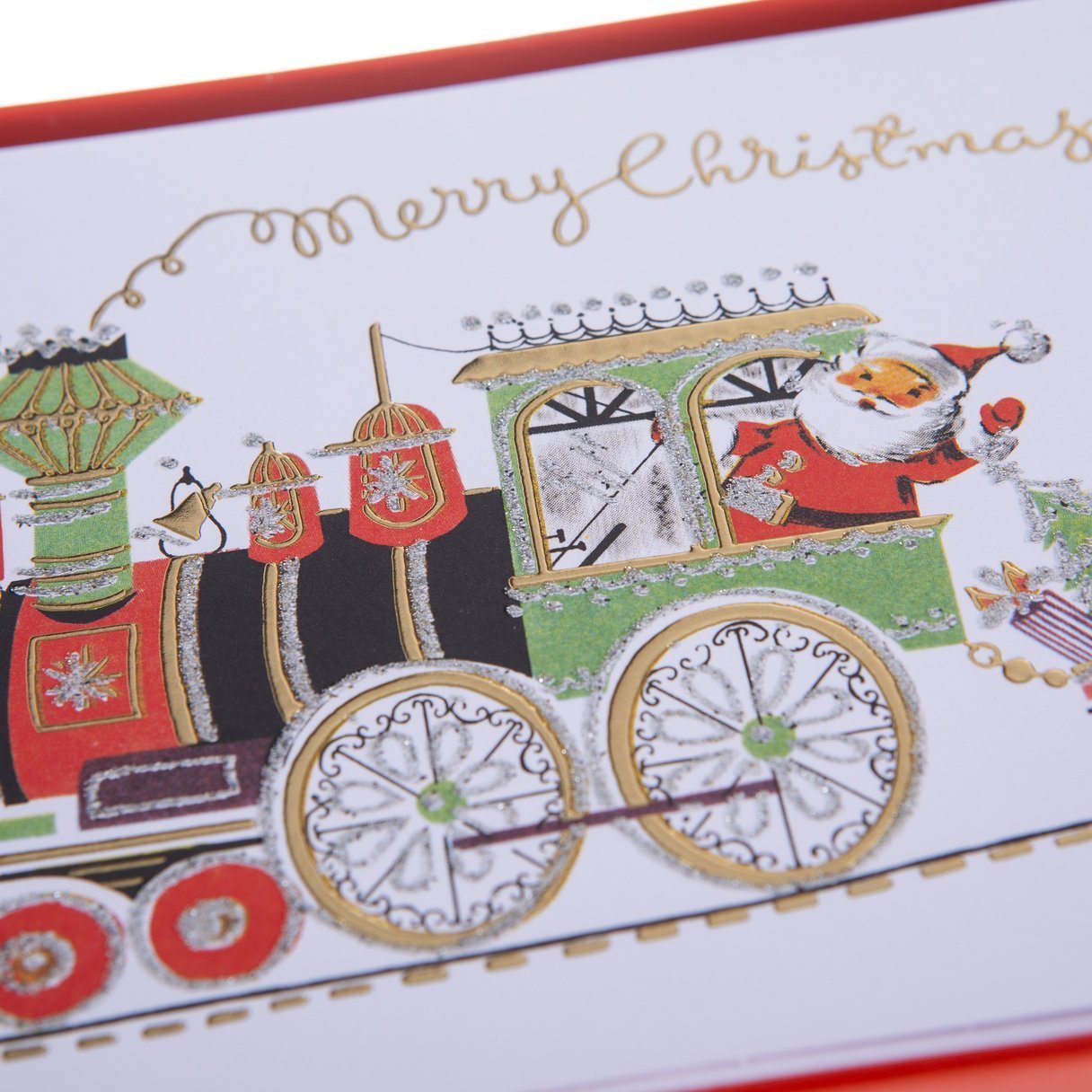 Santa Train Large Boxed Cards - Royalties
