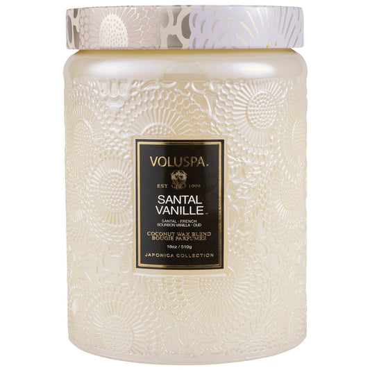 Santal Vanille Large Jar Candle - Royalties