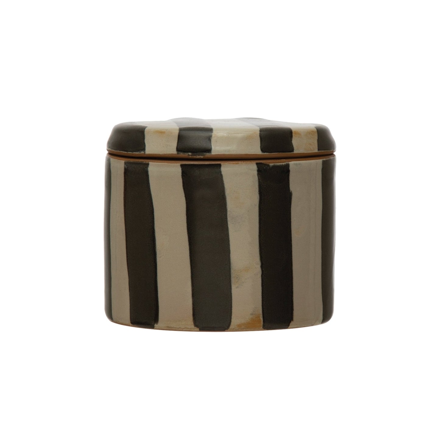 Stoneware Canister with Stripes - Royalties