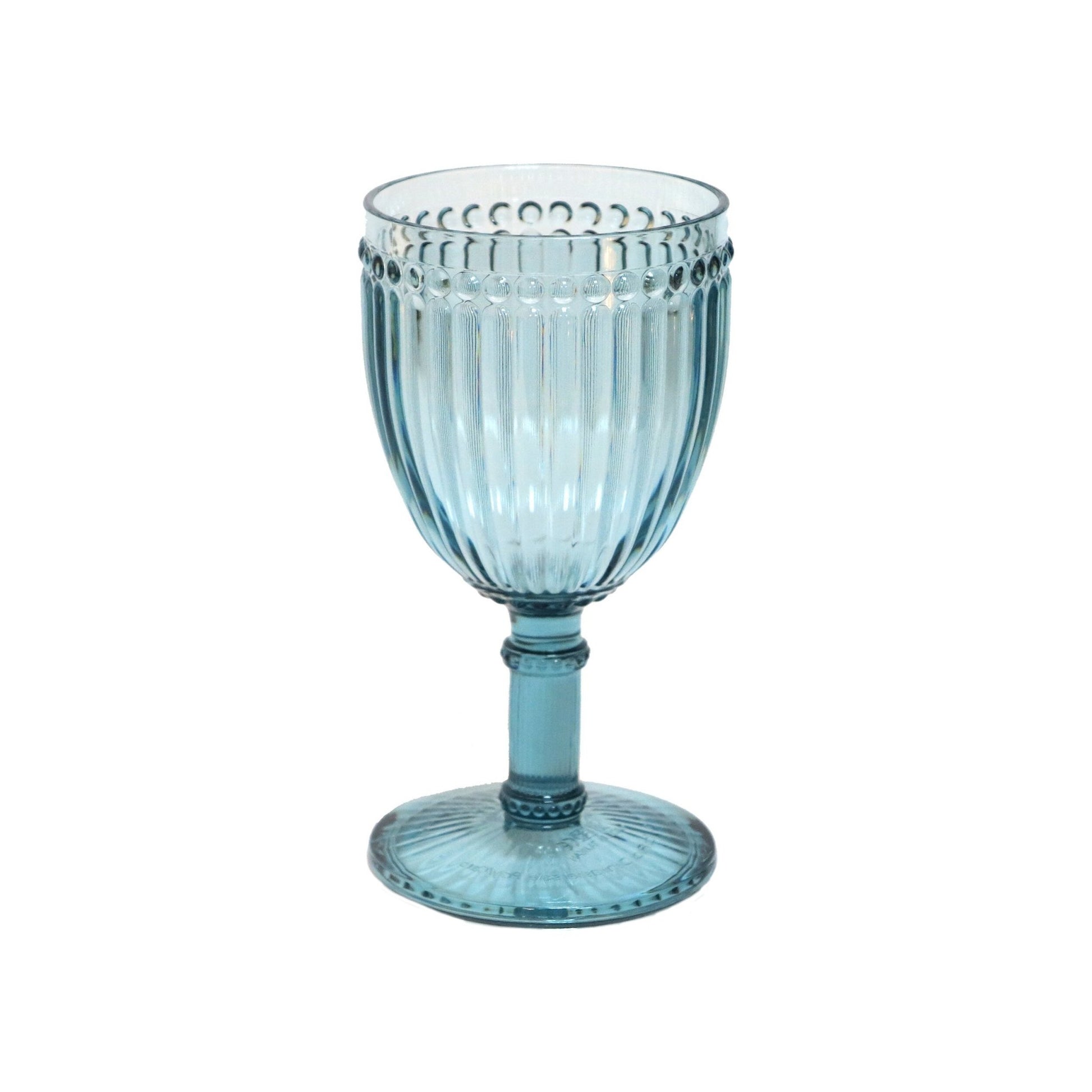 Teal Milano Polycarbonate Wine Glass - Royalties