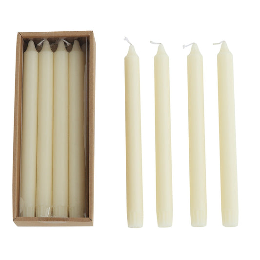 Unscented Taper Candles In Box, Set of 12 - Royalties