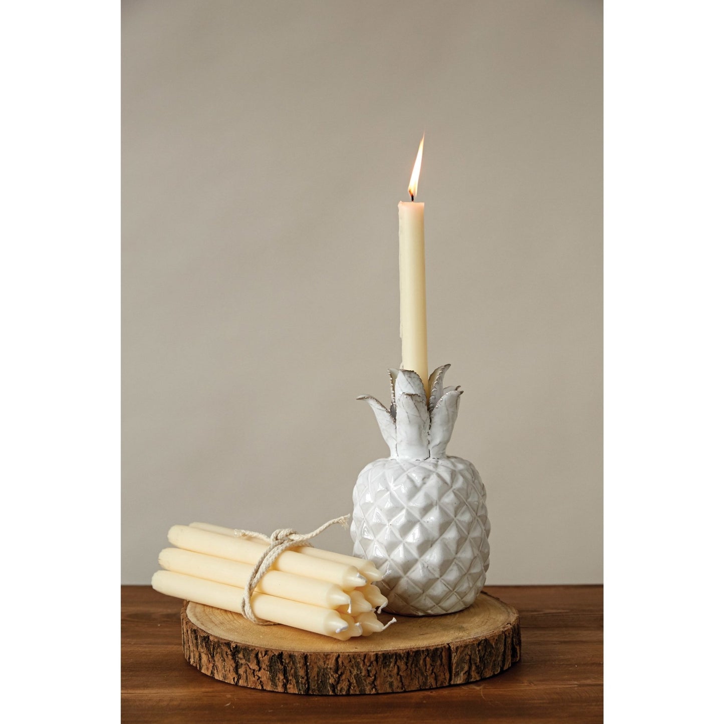 Unscented Taper Candles In Box, Set of 12 - Royalties