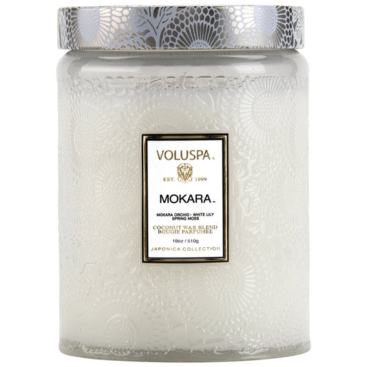 Voluspa Mokara Large Glass Jar - Royalties