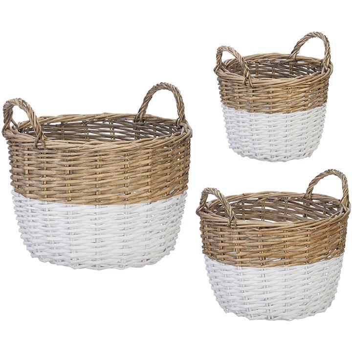 Wicker Basket Set of 3 - Royalties