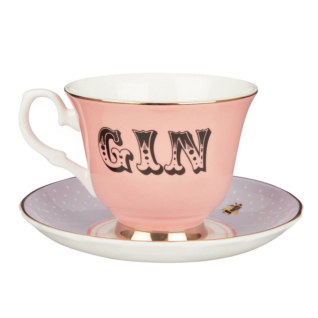 Yvonne Ellen Gin Teacup and Saucer - Royalties